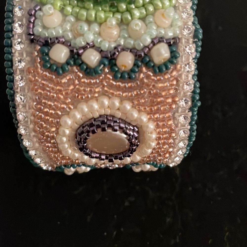 Hand Beaded Cuff - image 3